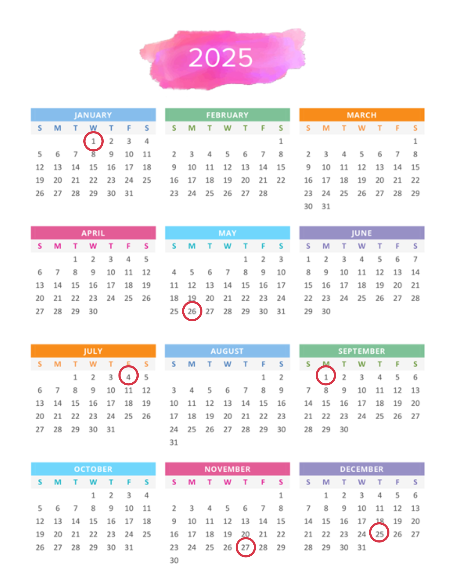 2025 Demand Dates