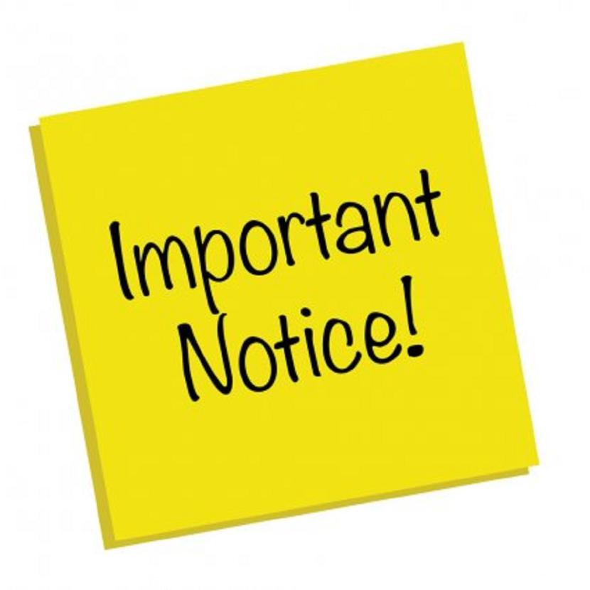 Important Notice 